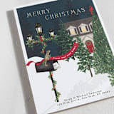 "Nostalgic Holiday" - Holiday Cards in Holly Berry by Susan Moyal - Detail