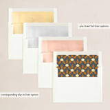 "Holiday Blossom" - Holiday Cards in Slate by Nikita Jariwala - Envelope Liners