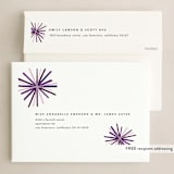 "Joyful Bursts" - Holiday Cards in Sugarplum by Carrie Moradi - FREE Recipient Addressing