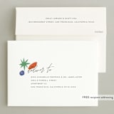 "Cut Tree" - Holiday Cards in Pine by Amy Kross - FREE Recipient Addressing