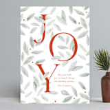 "finding joy" - Holiday Cards in Santa Suit by Oscar and Emma - Karly Depew - Front