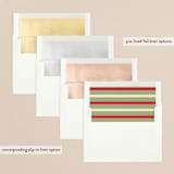 "Santa Flaus" - Holiday Cards in Pine by Baumbirdy - Envelope Liners