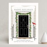 "From our home to yours" - Holiday Cards in Midnight by Susan Moyal - Front