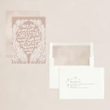"Wings" - Holiday Cards in Cookie Dough by Yuliya Evseeva - Assembled