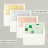 "all the feels" - Holiday Cards in Pistachio by Nazia Hyder - Envelope Liners