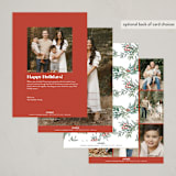 "Merry and Happy" - Holiday Cards in Polar Bear by Ashlee Townsend - Back of Card