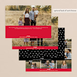 "warmest holidays" - Holiday Cards in Candy Cane by Alexandra Dzh - Back of Card