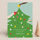 "friendship tree" - Holiday Cards in Sour Apple by Sara Hicks Malone - Front