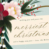 "festive tag" - Holiday Cards in Mint by Angela Marzuki - Close-Up
