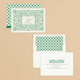 "Ornamental" - Holiday Cards in Forest by Genna Blackburn - Assembled