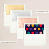 "Merry & VERY Bright" - Holiday Cards in Blueberry by Brooke Chandler - Envelope Liners