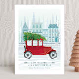 "Old Town Road" - Holiday Cards in Berry by Paper Sun Studio - Front