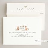 "Heaven and Nature Sing" - Holiday Cards in Cream by Vivian Yiwing - FREE Recipient Addressing