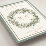 "Peace, love & hope" - Holiday Cards in Wintermint by Susan Moyal - Detail