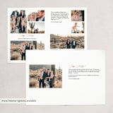 "Floral Border" - Holiday Cards in Holly Berry by Mansi Verma - Interior Options