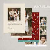 "Disney's Mickey and Minnie Trimming the Tree" - Holiday Cards in Sugar Cookie by Jamie Alexander - Back of Card Options