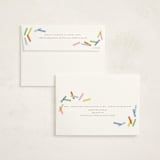"confetti strips" - Holiday Cards in Candy by Ellen Schlegelmilch - FREE Recipient Addressing