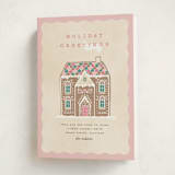 "Holiday Greetings" - Holiday Cards in Cotton Candy by Pixel and Hank - Folded Card