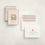"Holiday Greetings" - Holiday Cards in Cotton Candy by Pixel and Hank - Assembled