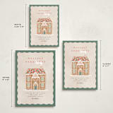 "Holiday Greetings" - Holiday Cards in Pine by Pixel and Hank - Formats Available