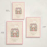 "Holiday Greetings" - Holiday Cards in Cotton Candy by Pixel and Hank - Formats Available