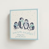 "Warm Wishes" - Holiday Cards in Frozen by Jenna Holcomb - Folded Card