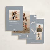 "sweet december" - Holiday Cards in Candy by Sumak Studio - Back of Card Options