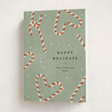 "sweet december" - Holiday Cards in Sage by Sumak Studio - Folded Card