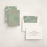 "sweet december" - Holiday Cards in Sage by Sumak Studio - Assembled