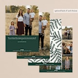 "A Joyful Holiday Season" - Holiday Cards in Snow by Yaling Hou Suzuki - Back of Card