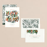 "A Joyful Holiday Season" - Holiday Cards in Snow by Yaling Hou Suzuki - Assembled
