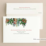 "A Joyful Holiday Season" - Holiday Cards in Snow by Yaling Hou Suzuki - FREE Recipient Addressing