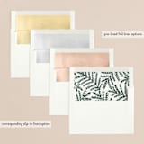 "A Joyful Holiday Season" - Holiday Cards in Snow by Yaling Hou Suzuki - Envelope Liners