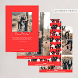 "New Home For The Holidays" - Holiday Cards in Santa Suit by fatfatin - Back of Card