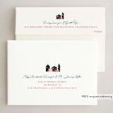 "New Home For The Holidays" - Holiday Cards in Santa Suit by fatfatin - FREE Recipient Addressing