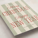 "Striped Type" - Holiday Cards in Stocking by Robert and Stella - Detail