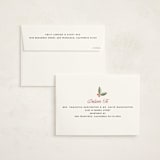 "Striped Type" - Holiday Cards in Stocking by Robert and Stella - FREE Recipient Addressing