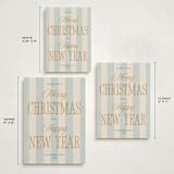 "Striped Type" - Holiday Cards in Poolside by Robert and Stella - Formats Available
