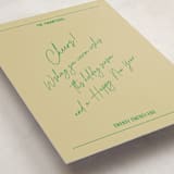 "Holiday Note" - Holiday Cards in Jade by Jen Ramsey - Detail