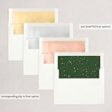 "Cozy Holiday" - Holiday Cards in Pecan Pie by Angel Walker - Envelope Liners
