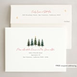 "Rudolph" - Holiday Cards in Cherry by Elly - FREE Recipient Addressing