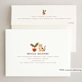"Christmas with Cats" - Holiday Cards in Champagne by Vivian Yiwing - FREE Recipient Addressing