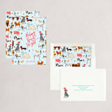 "Making Spirits Bright Dogs" - Holiday Cards in Frost by Shannon Kirsten - Assembled
