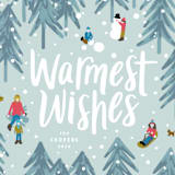 "Winter Fun" - Holiday Cards in Wintermint by Meggy Masters - Close-Up