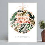 "Christmas Ornament" - Holiday Cards in Snow by Angel Walker - Front