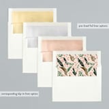 "Christmas Ornament" - Holiday Cards in Snow by Angel Walker - Envelope Liners