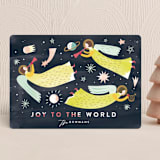"Cosmic Party" - Holiday Cards in Sunlight by Eve Schultz - Front