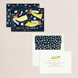 "Cosmic Party" - Holiday Cards in Sunlight by Eve Schultz - Assembled