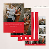 "Fa La Llama" - Holiday Cards in Stockings by Baumbirdy - Back of Card