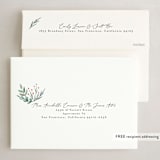 "Peace Sign Wreath" - Holiday Cards in Snow by Jennifer Holbrook - FREE Recipient Addressing